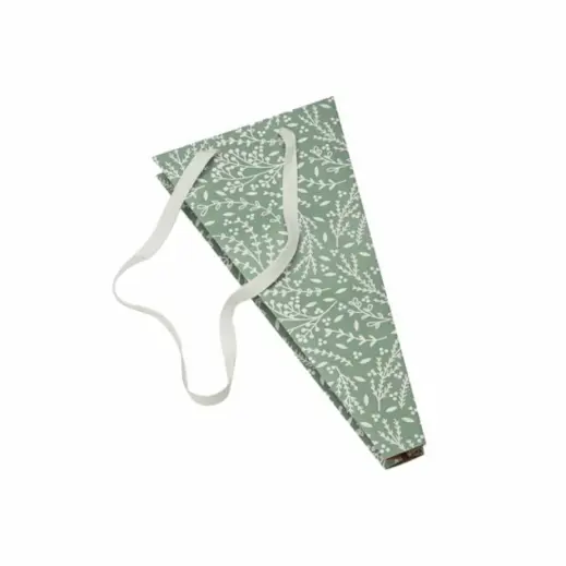 Flower Carrier Bag Sage Botanical